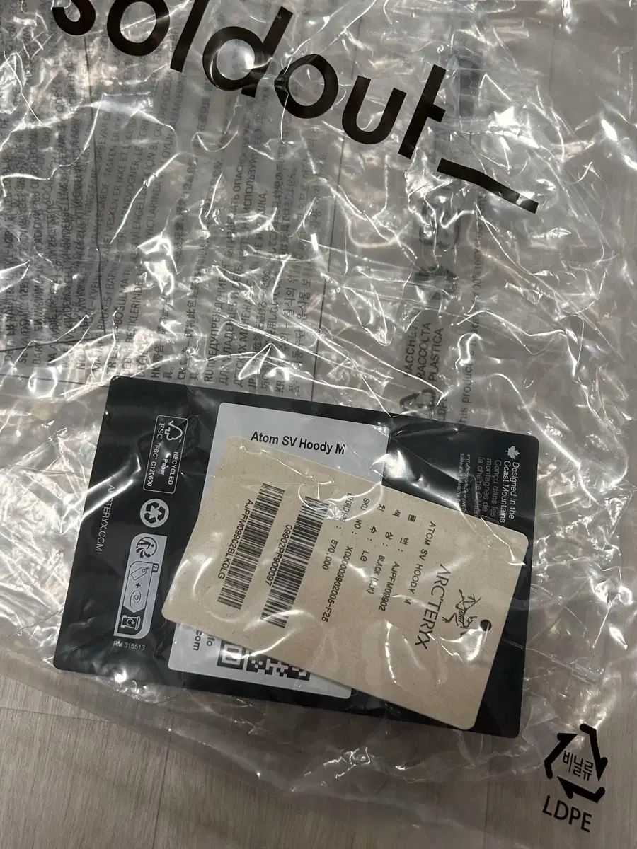 ARC TERYX アークテリクス Atom SV フーディ ブラック OLIVEOS_COM_TR