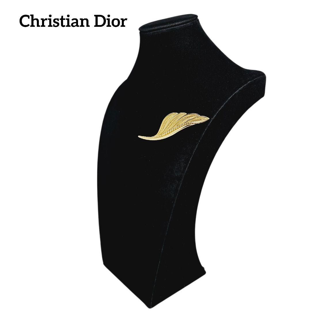 【極美品】 Dior ゴールド ブローチ 希少 極美品 Christian Dior クリスチャンディオール ブローチ 金