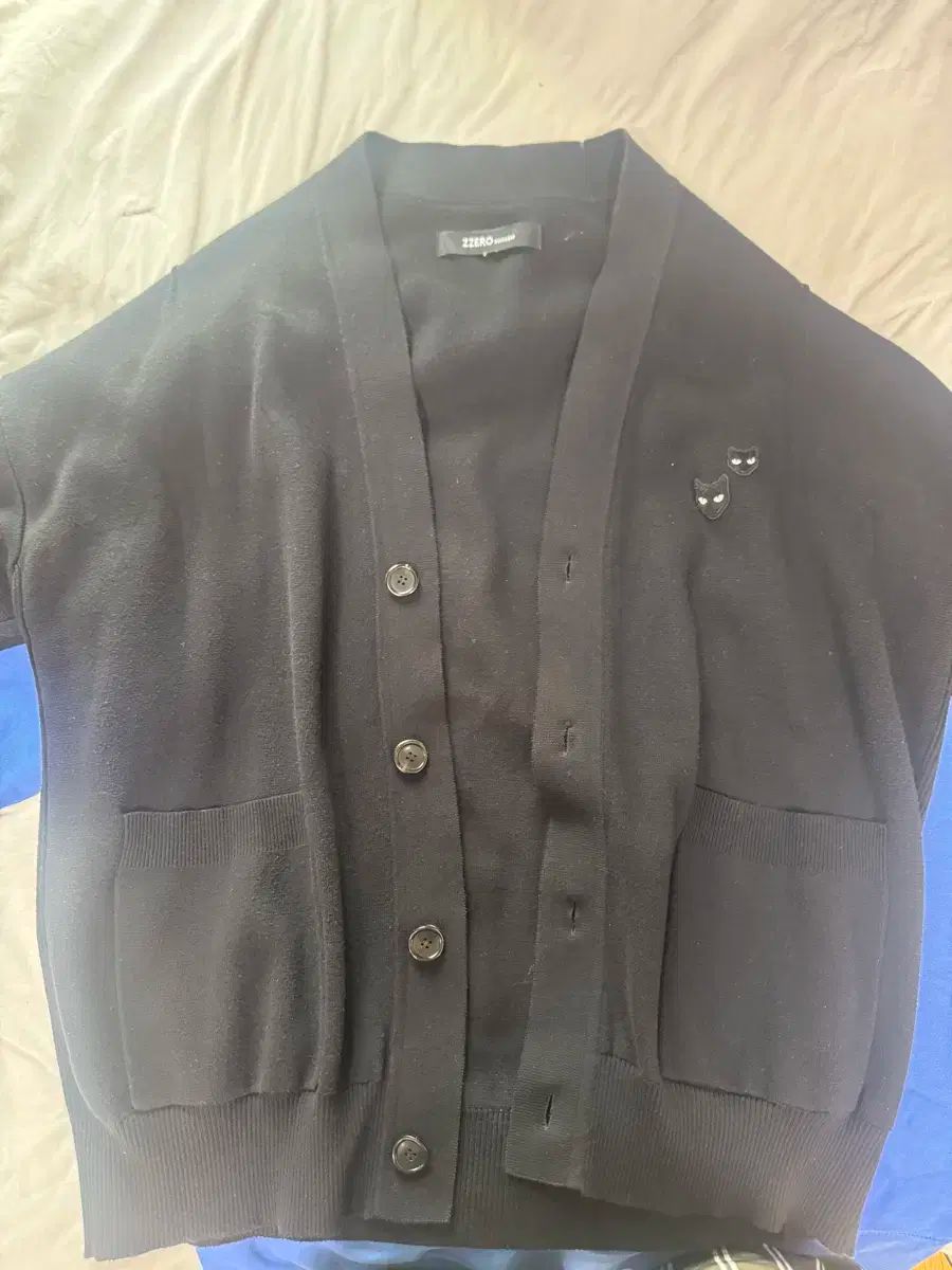 SONGZIO HOMME ソンジオ・オム ギゼ ソンジオ・オム ZZ(ダブルゼット)EtOH. ONG ZIO cardiogans ブラック M ほぼ新品