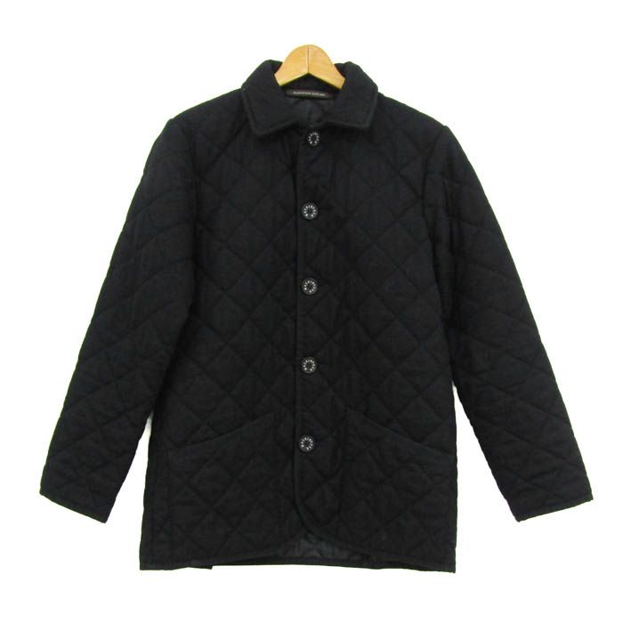 マッキントッシュ キルティングジャケット アウター カシミヤ混 レディース 38サイズ ブラック Mackintosh