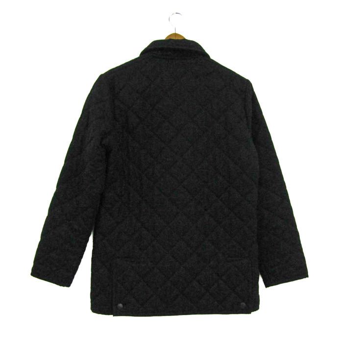 マッキントッシュ キルティングジャケット アウター カシミヤ混 レディース 38サイズ ブラック Mackintosh