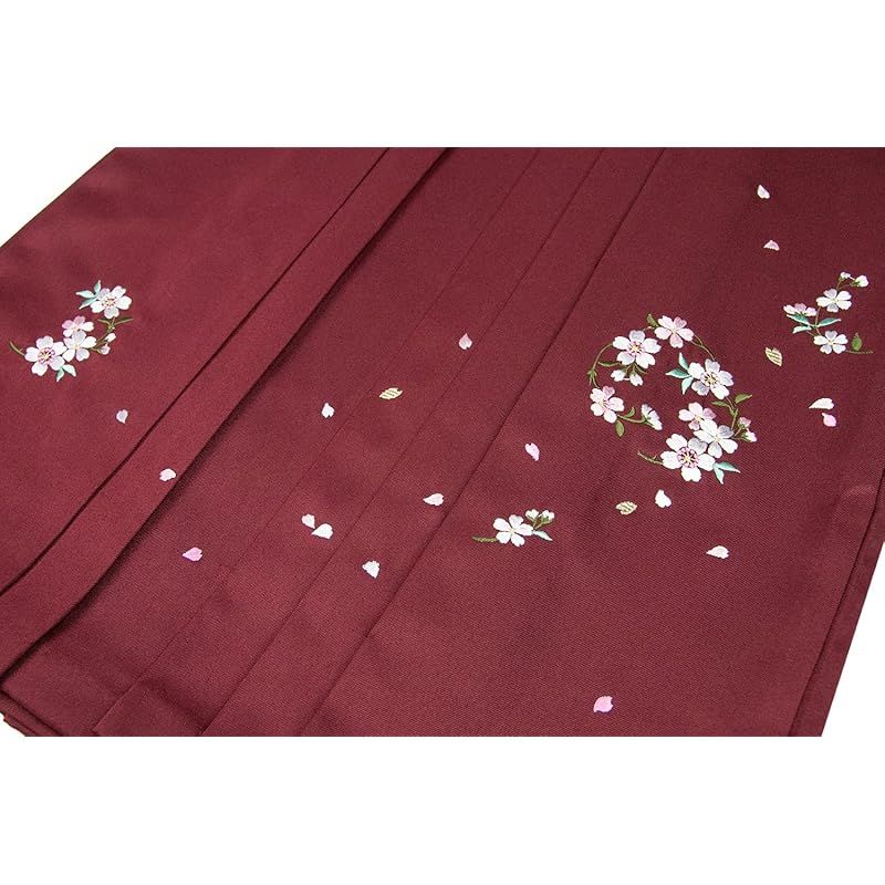 KYOETSU キョウエツ 袴 刺繍 無地 単品 ガールズ 65cm エンジ 1