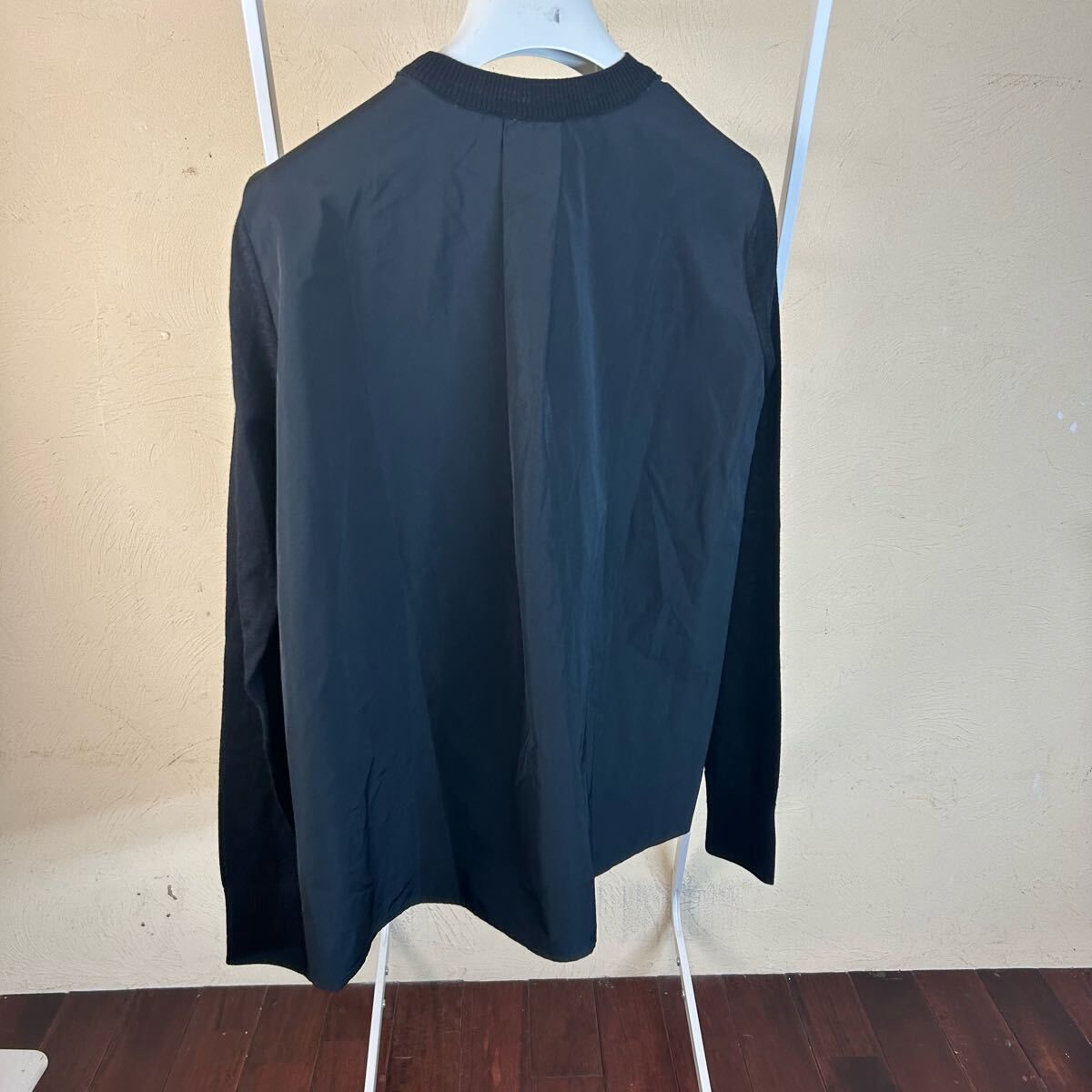 MONCLER モンクレールニット切り替え半袖 XS トレーナー