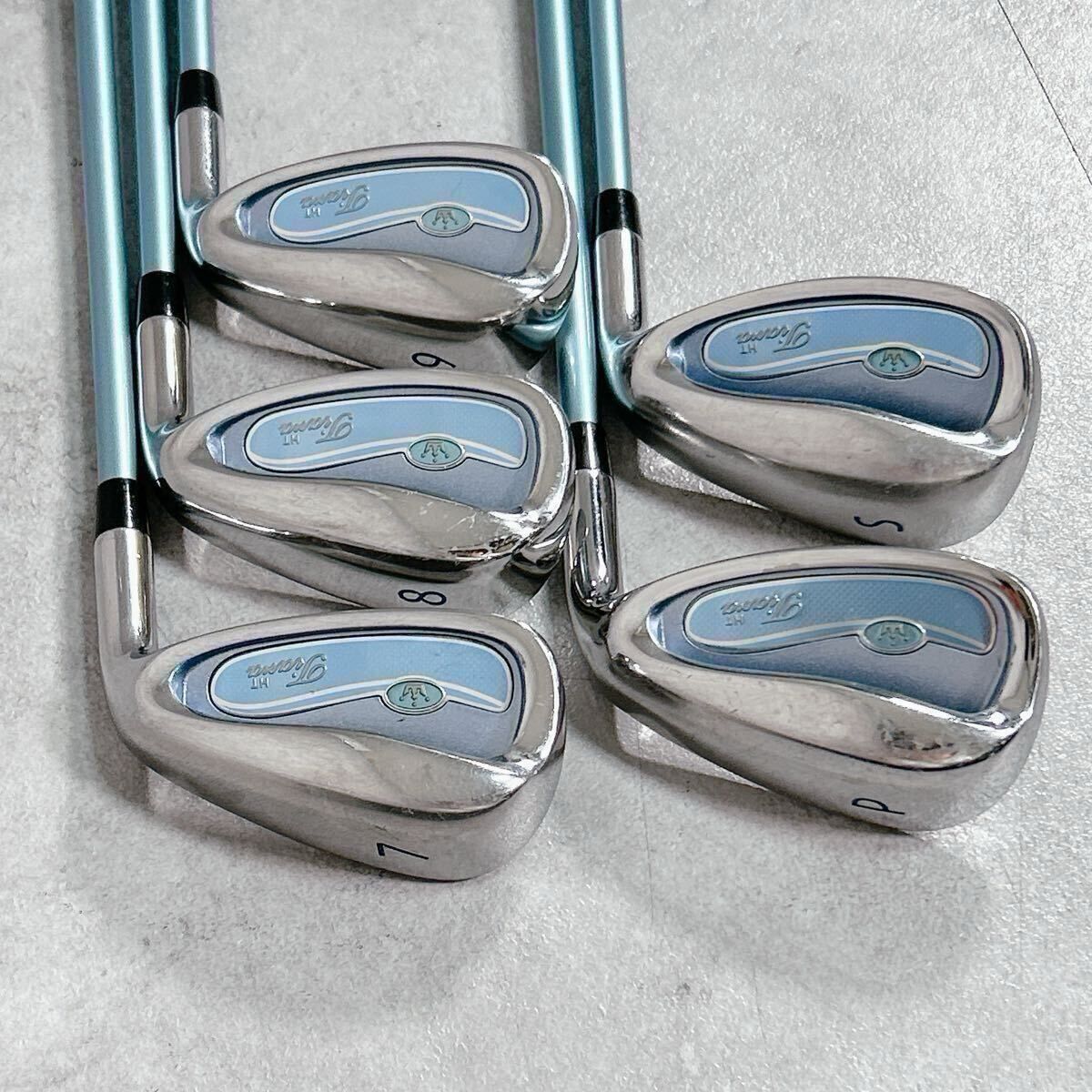 【返品無料可能】 V142 Wilson ウィルソン レディース ゴルフ クラブ ハーフ セット 水色 青 女子ゴルフ 大決算セール