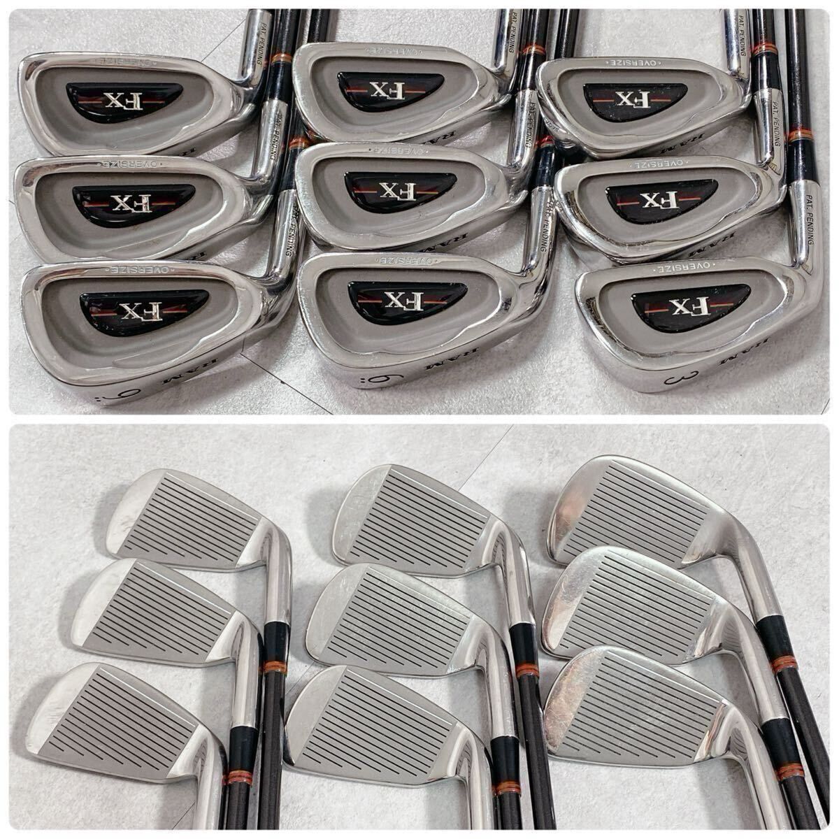 V159 左利き レフティ FITWAY 他 メンズ ゴルフ クラブ セット 豪華 13