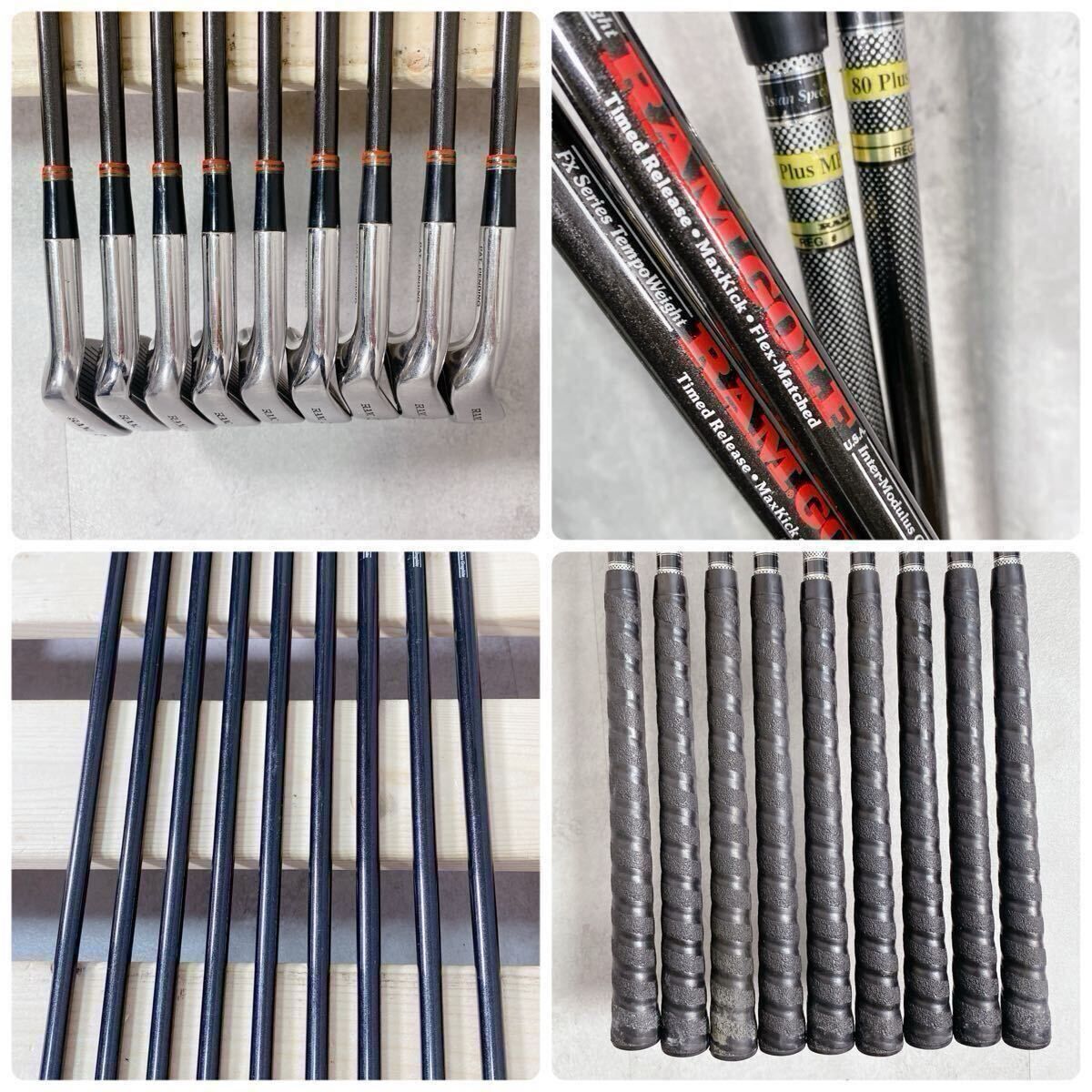 V159 左利き レフティ FITWAY 他 メンズ ゴルフ クラブ セット 豪華 13