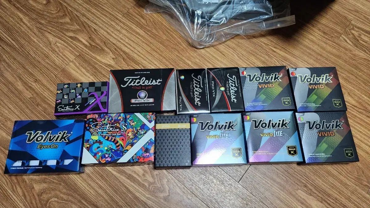 ゴルフボール まとめ Titleist Volvik Saintnine SRIXON