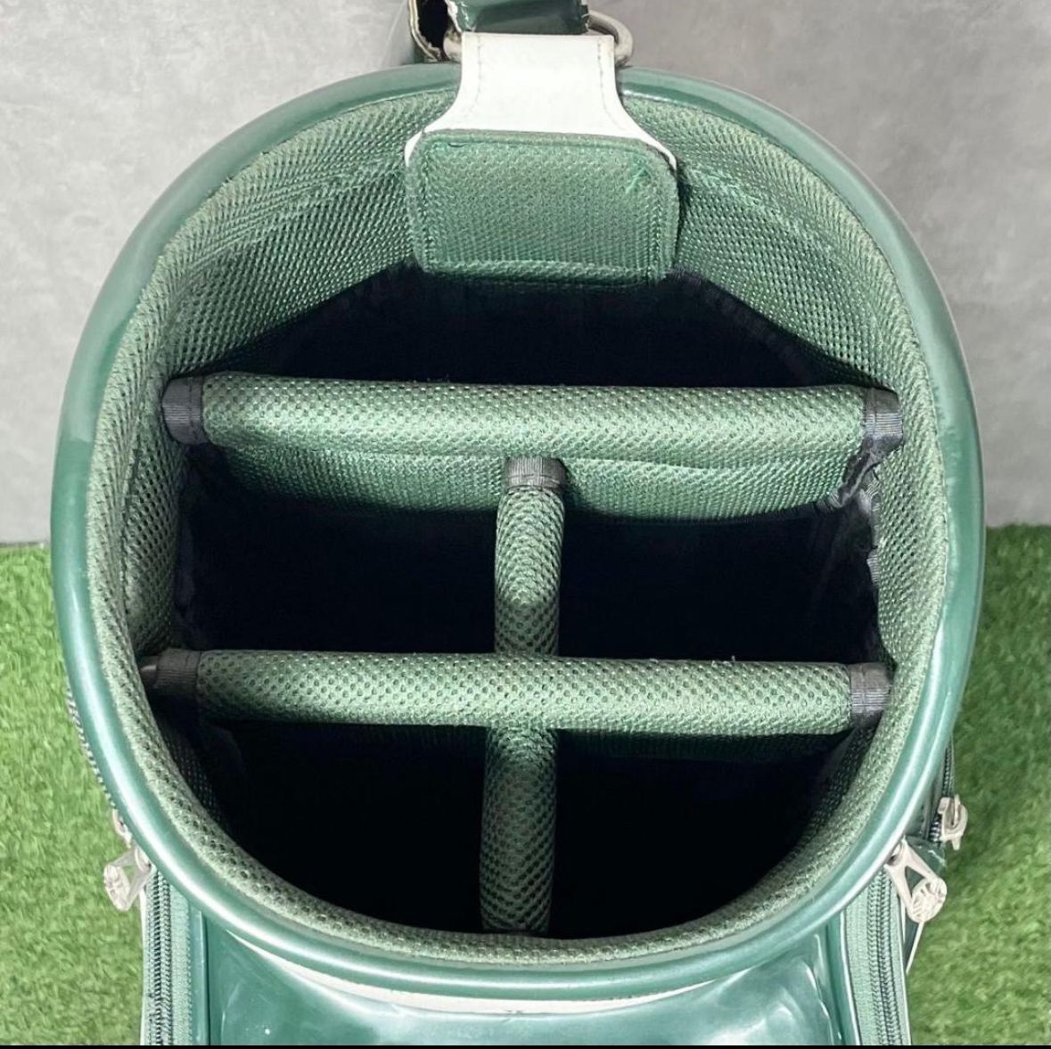 【激レア】ブリヂストン ツアーB メジャーコレクション キャディバッグ グリーン 激レア】BRIDGESTONE TOUR B ブリヂストン ツアーB メジャー