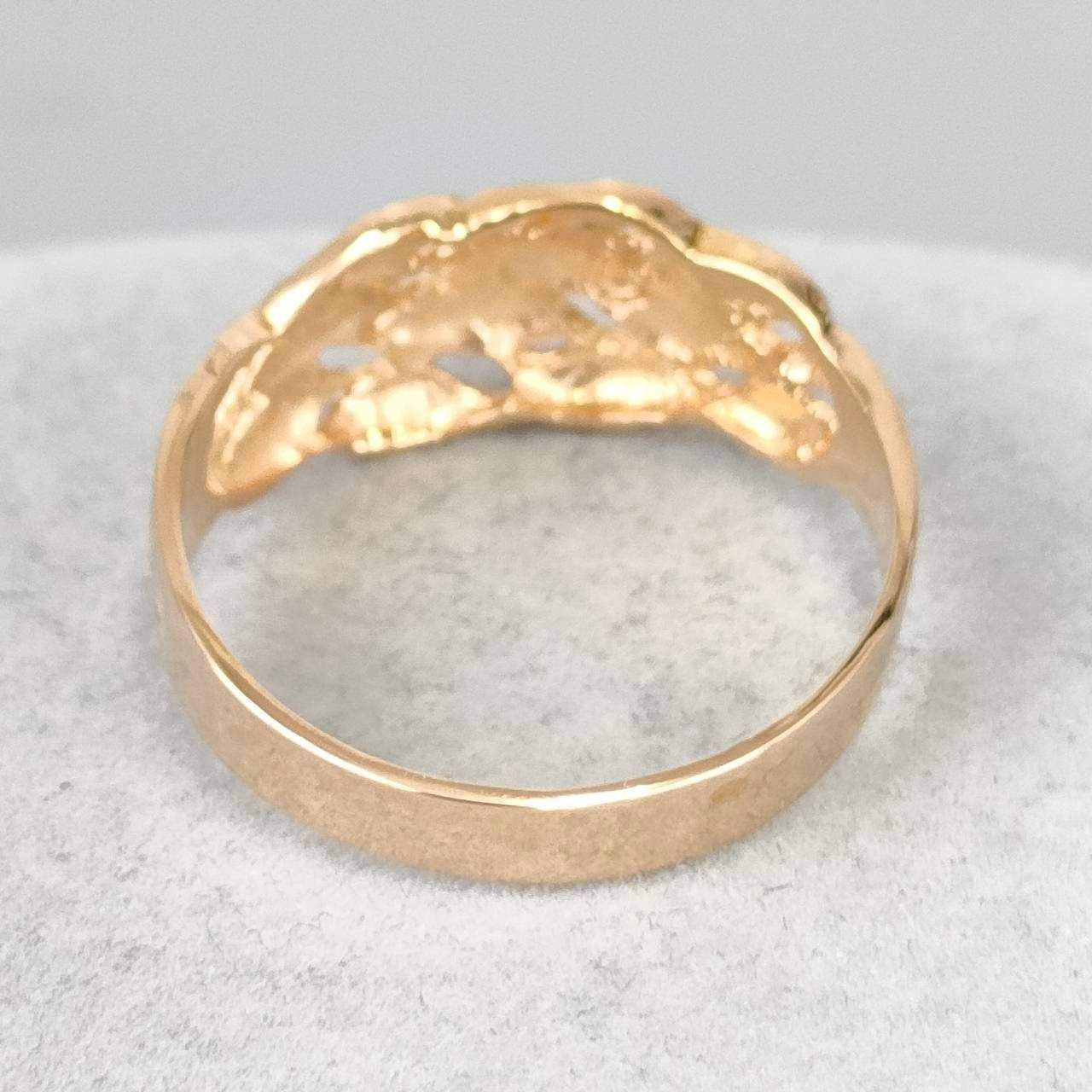 18金 K18 デザインリング 2.33g 12～13号 D392 - メルカリ