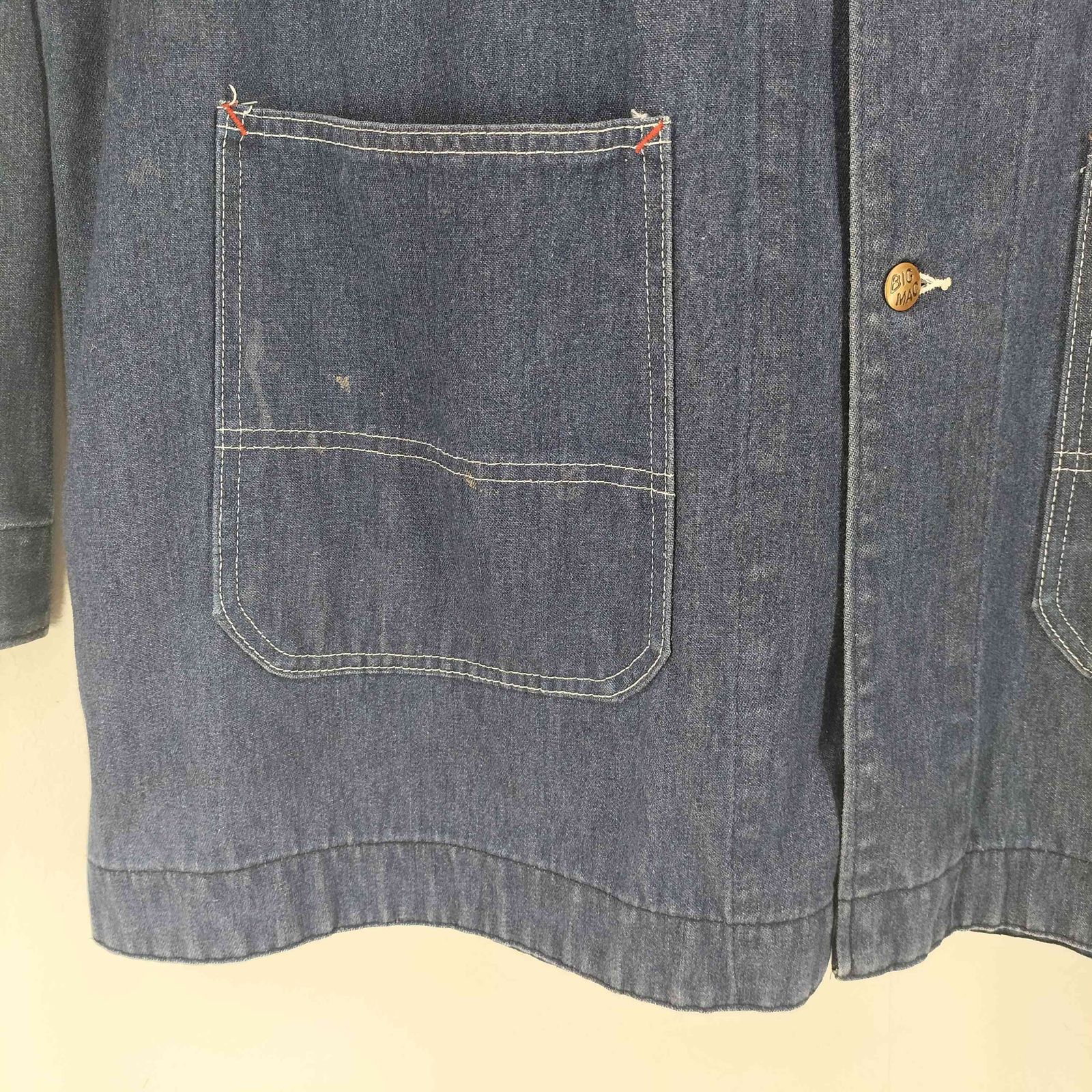 ビッグマック BIG MAC 80S ビックサイズ 4ポケット デニムカバーオール