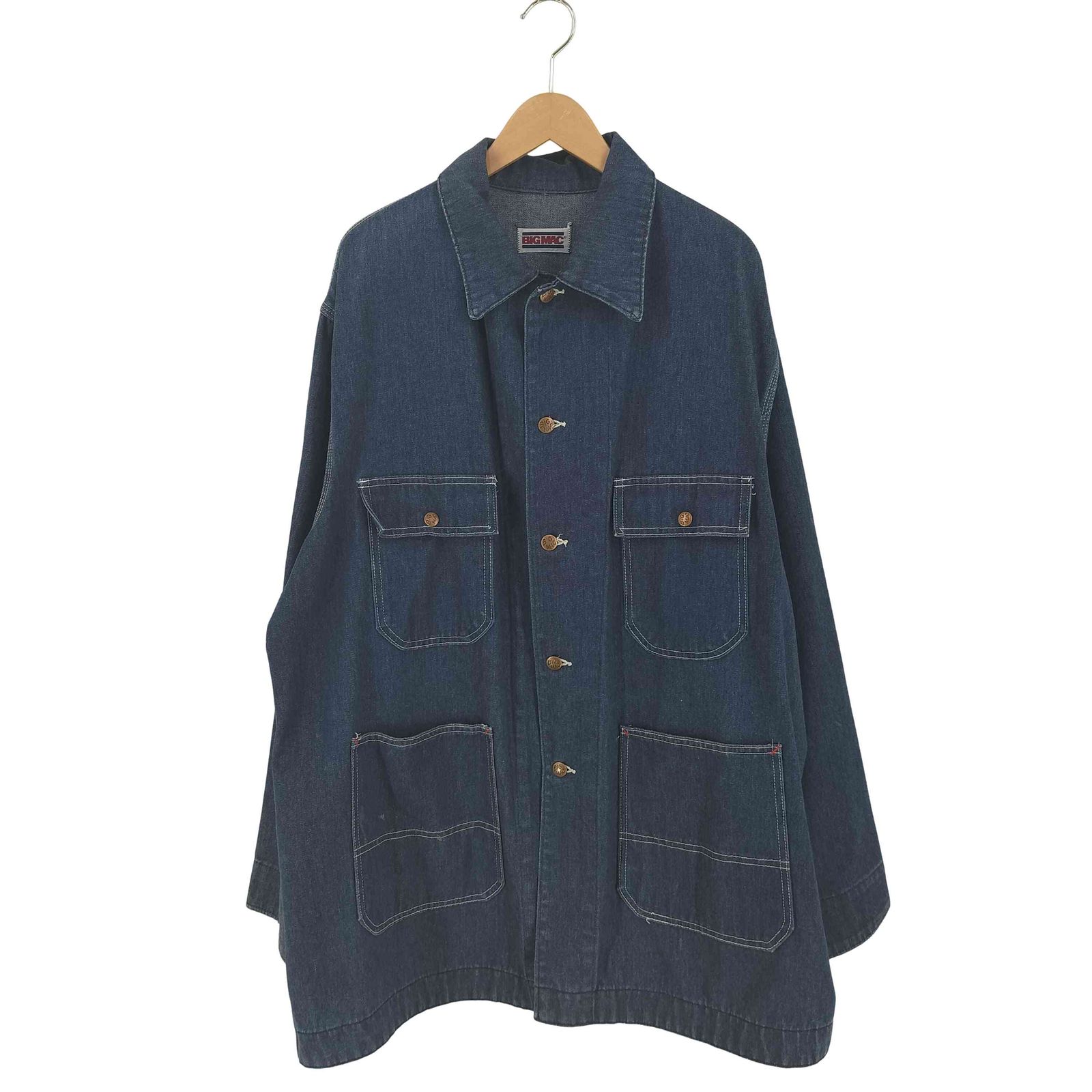 ビッグマック BIG MAC 80S ビックサイズ 4ポケット デニムカバーオール