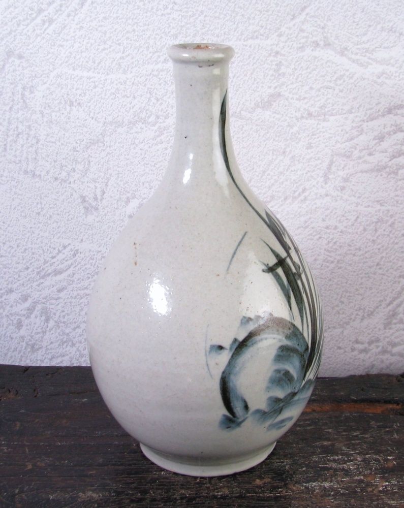  古伊万里 染付徳利 高さ 19 3 cm 江戸時代 25 k 006 陶芸 工芸品