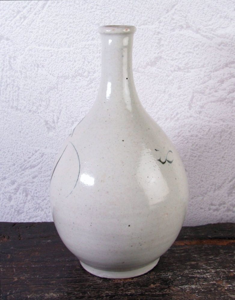 古伊万里 染付徳利 高さ 19 3 cm 江戸時代 25 k 006