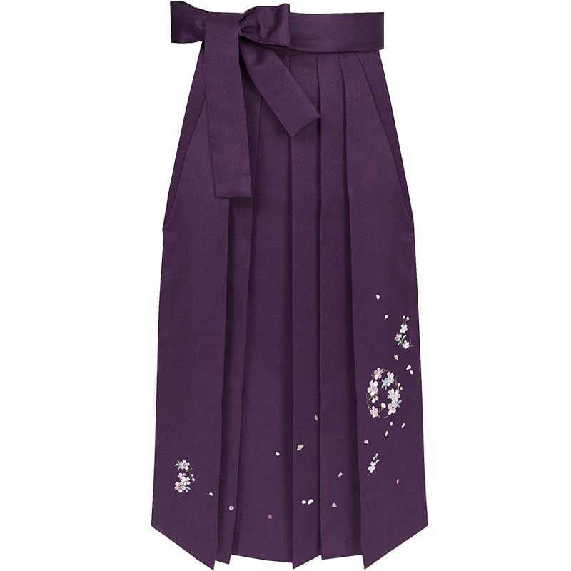 KYOETSU キョウエツ 袴 刺繍 無地 ガールズ 80 cm 紫 1