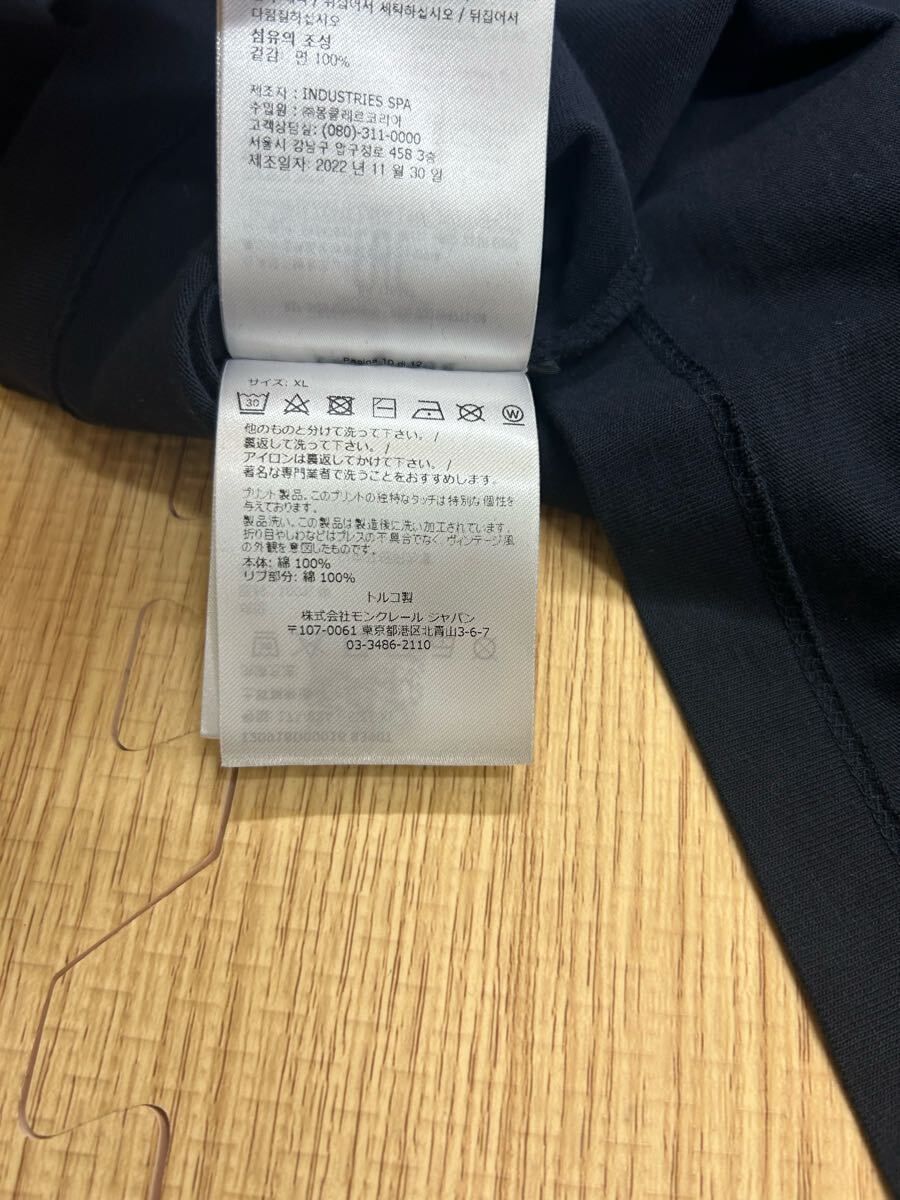 MONCLERモンクレールロンT長袖TシャツネイビーXL