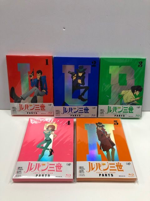 ルパン三世 PART5 全5巻セット Blu-ray E1264-008 24