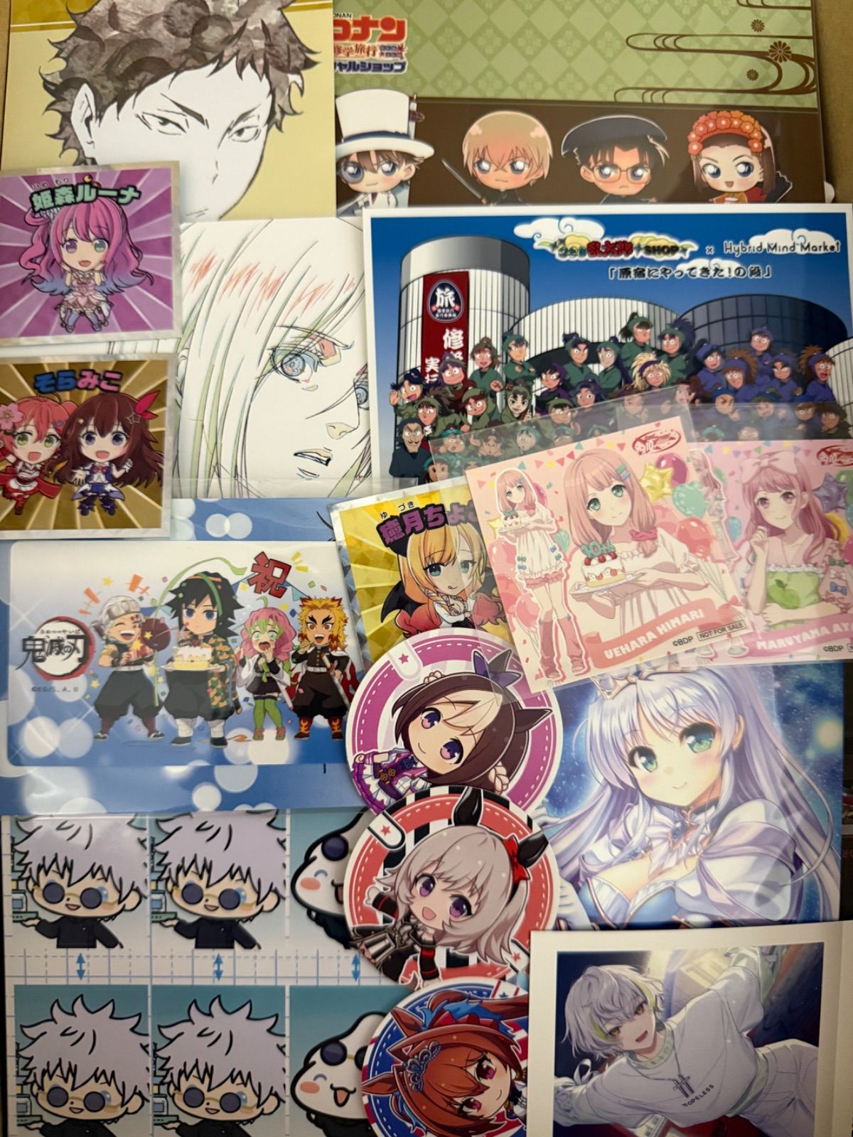 紙類 アニメ ゲーム まとめ売り 大量 コースター ポストカード カード