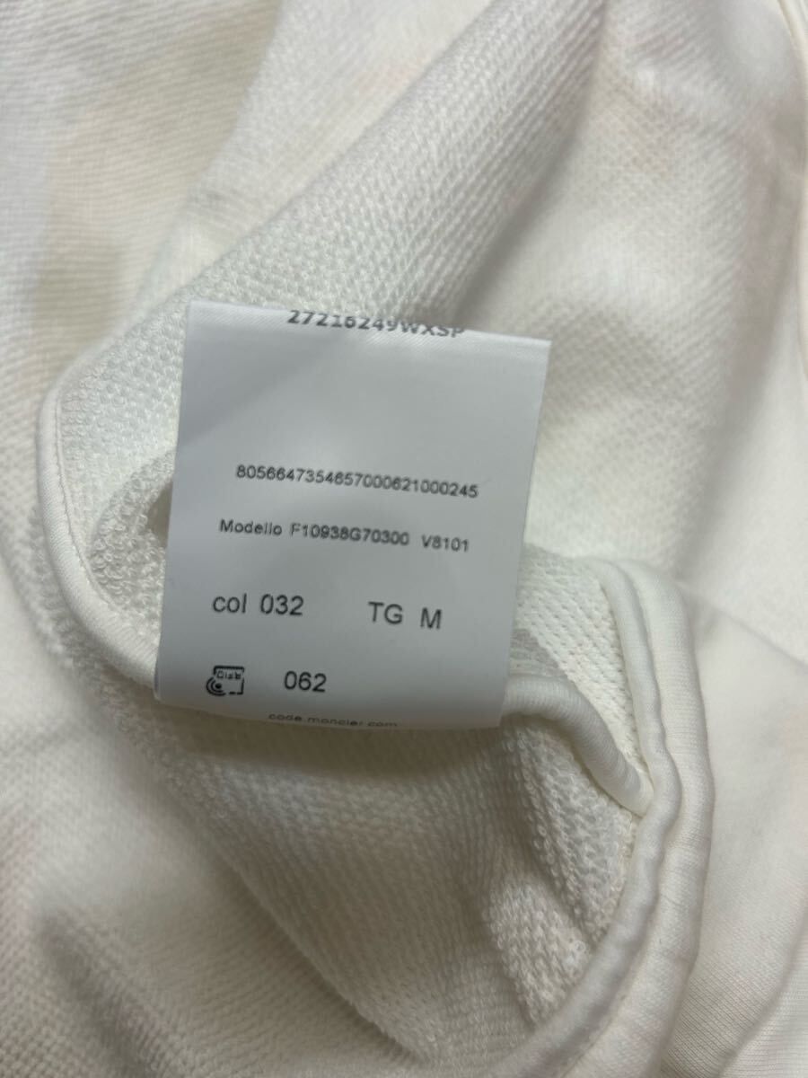 極美品】MONCLER モンクレールフードパーカー袖ゴールド白M - メルカリ