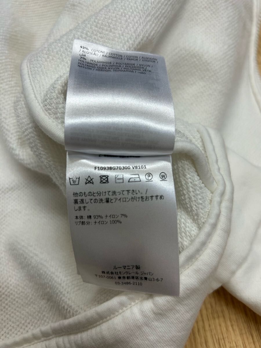 極美品】MONCLER モンクレールフードパーカー袖ゴールド白M - メルカリ