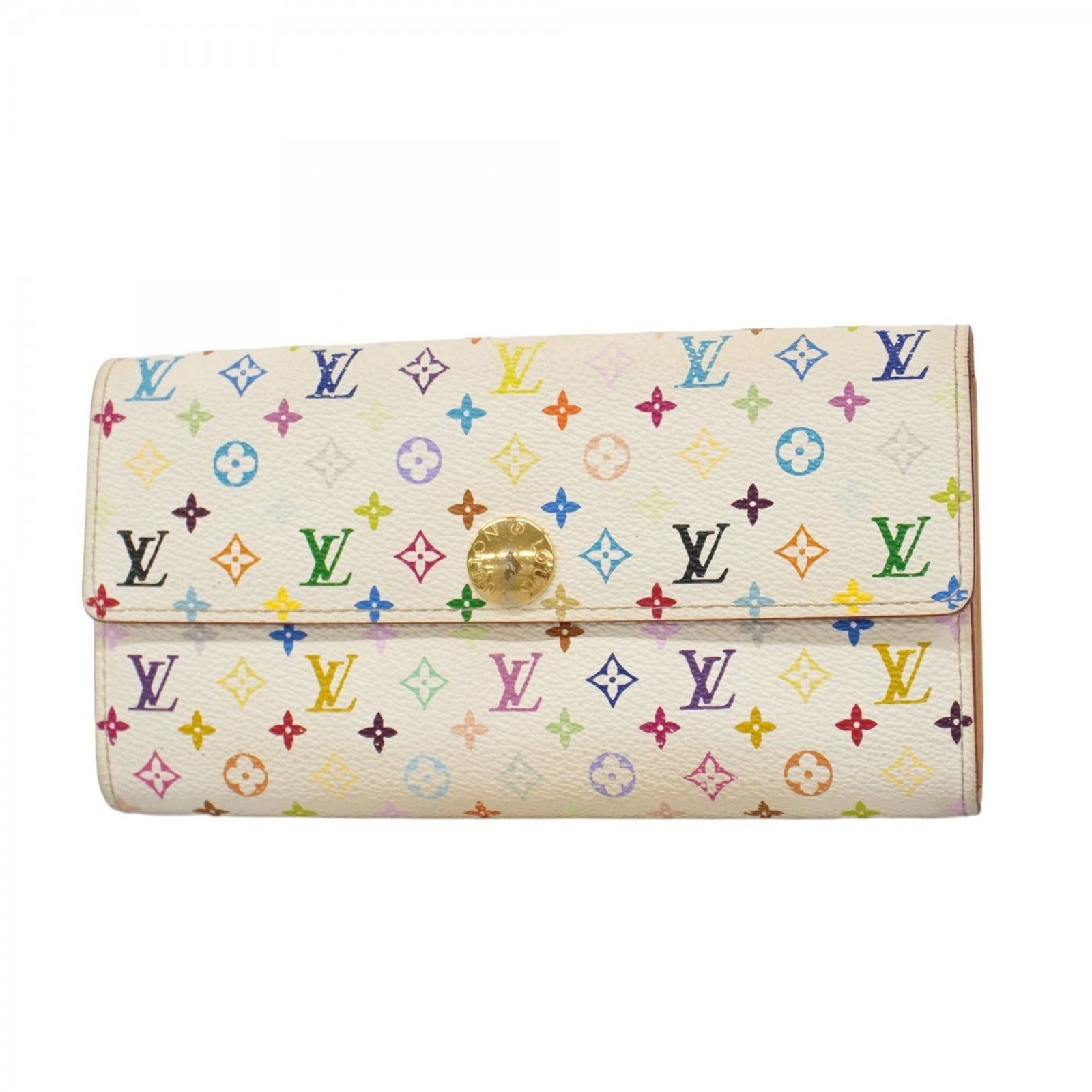 ルイ ヴィトン Louis Vuitton ルイ ヴィトン 長財布 モノグラム マルチ ポシェットポルトモネクレディ M60004 ブロンレディース