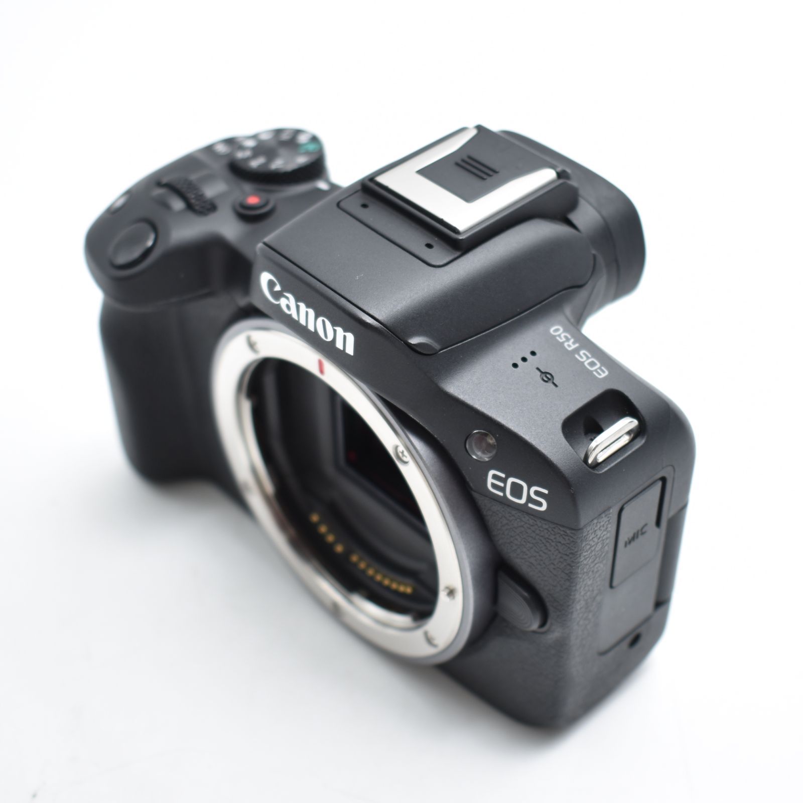 B 10110 Canon ミラーレス一眼カメラ EOS R50 ボディ レンズなし ブラック APS-C 約375g EOS R50 BK