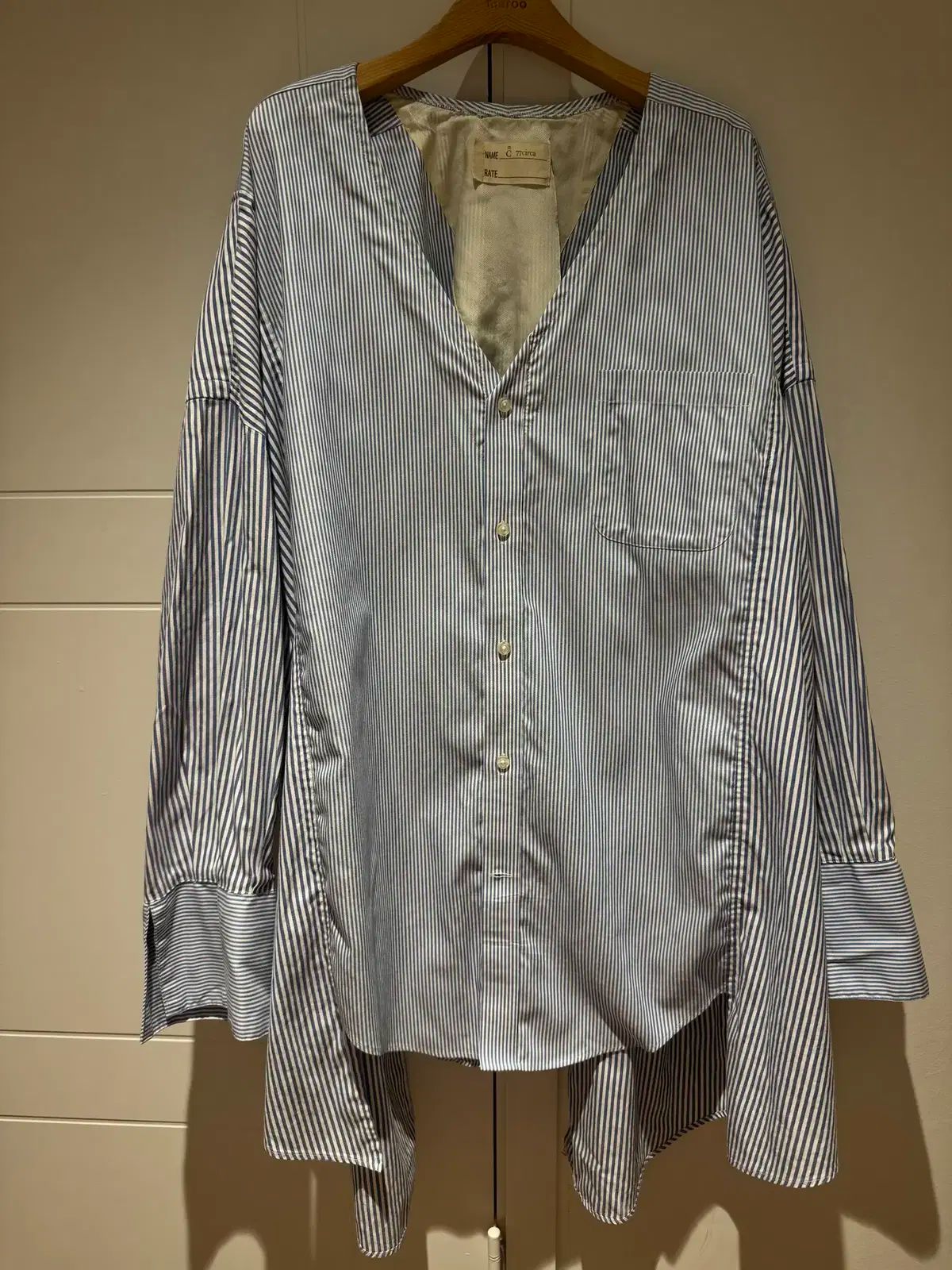 1977cirka ストライプシャツ