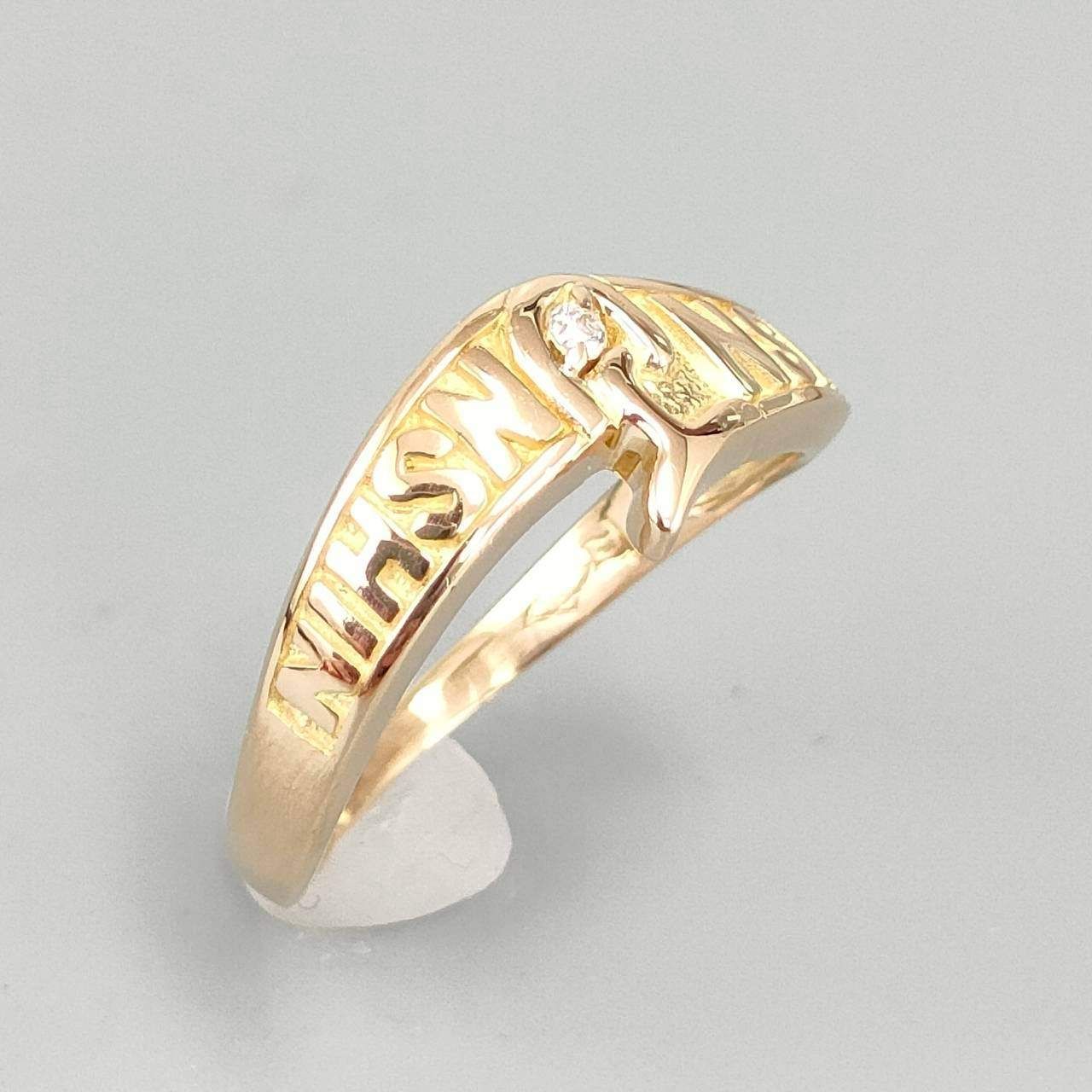 18金 K18 男女兼用 造幣局 デザインリング 2.25g 8号 D394