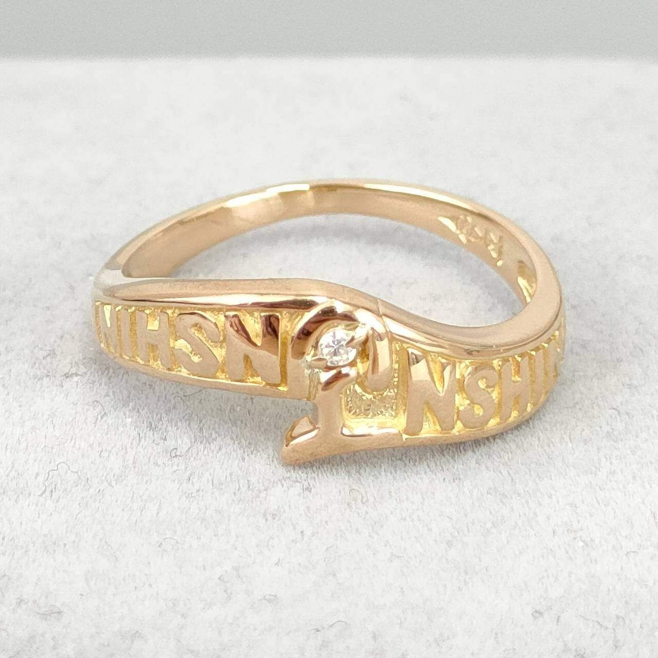 18金 K18 デザインリング 造幣局刻印 兼用 4g 11号 18金 K18 デザインリング 造幣局刻印 兼用 4g 11号 TRIDEA JEWELRY