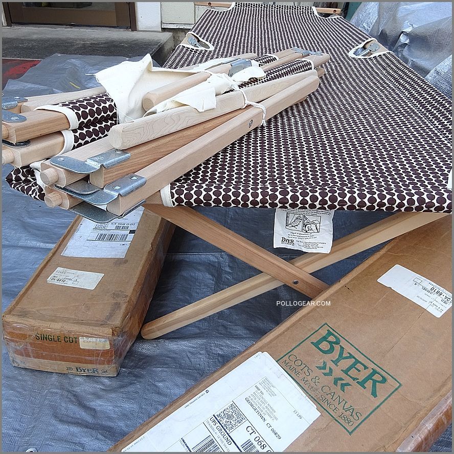 2006 BYER×HABLE CONSTRUCTION バイヤー カタディンコット BYER OF MAINE KATAHDIN COT VINTAGE バイヤーオブメイン ウッドフレーム 木製コット へーブルコンストラクション