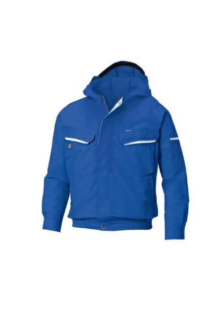 種類18：06：シルバー/5L サンエス SUN-S 空調 風神服 KF90480 フード