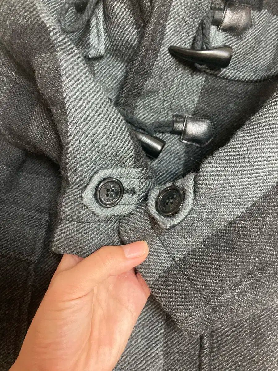 バーバリー キッズ チェック ダッフル コート