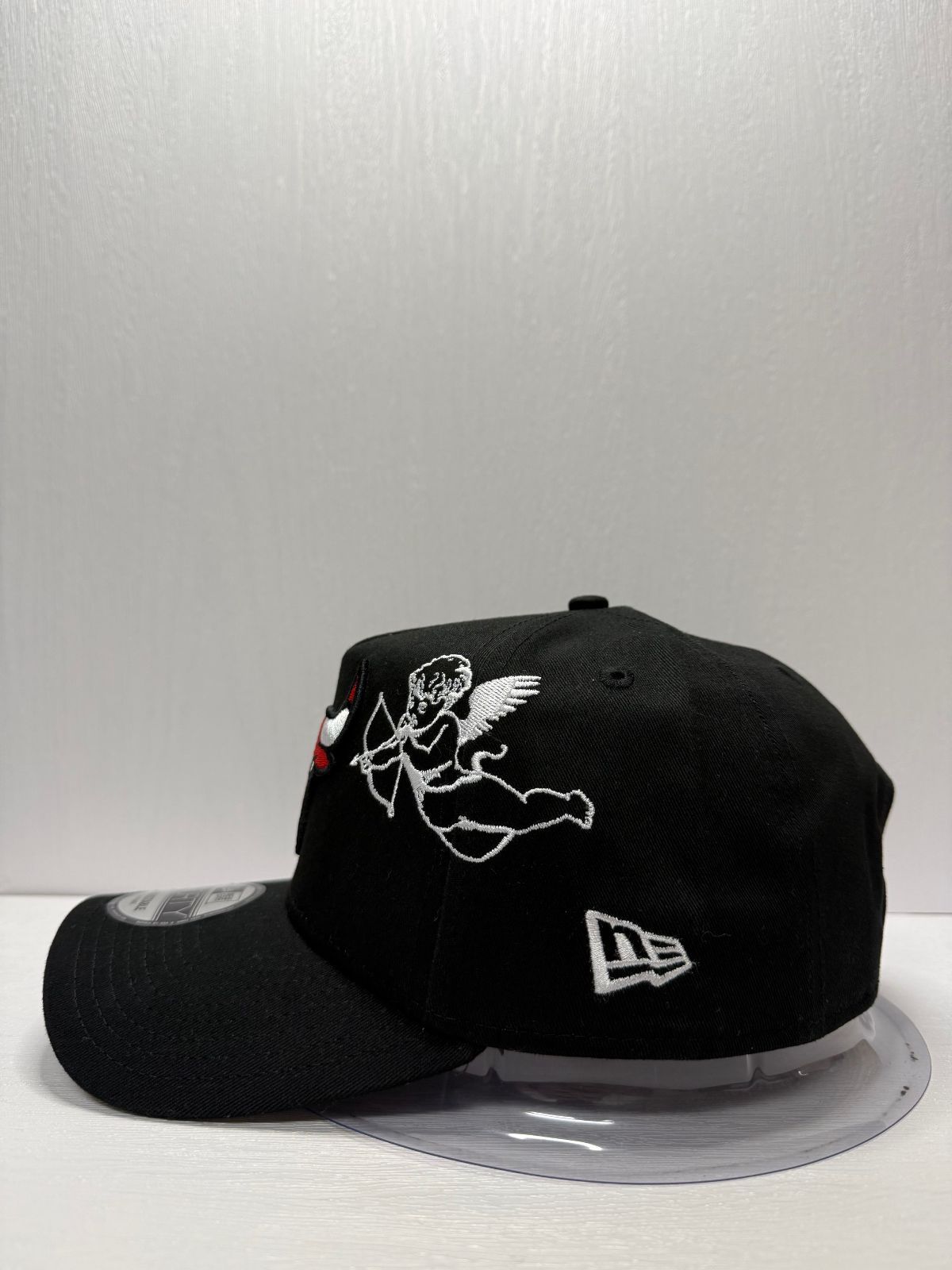 Newera シカゴブルズ エンゼル刺繍 9forty A-FRAME スナップバックキャップ ブラック MERCADOAVALIA_COM_BR