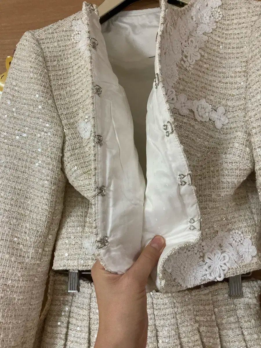 ジェイ JAY ジョンソン ショールーム ツイード セット M