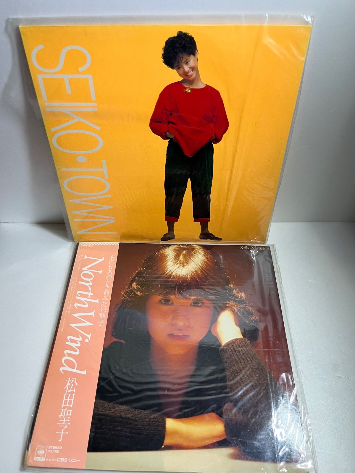 松田聖子 North Wind Seiko Town 2枚セットレコード - メルカリ