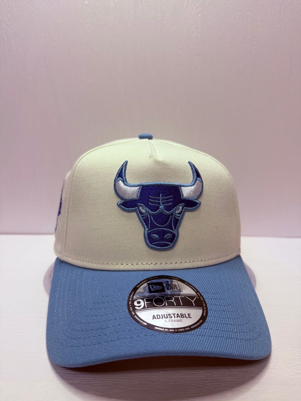 Newera シカゴブルズ ESTABLISHED 1966 9forty A-FRAME スナップバックキャップ ツートン