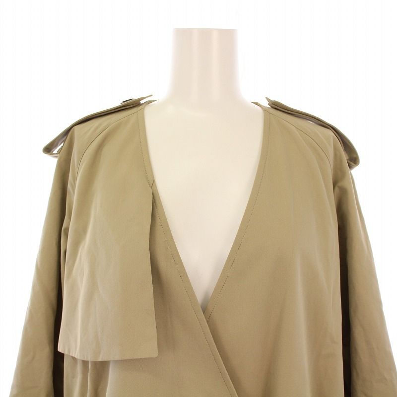 Dessin de mode ノーカラトレンチコート 5DCT-02DS70 Dessin de mode/デッサンデモード】ノーカラトレンチコート 5DCT