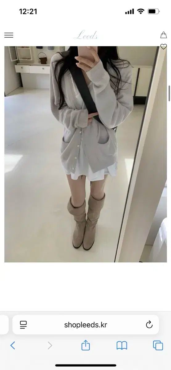 더위시 리즈 문 캐시미어 가디건 leeds The wish リズ LIZ ムーン 月 カシミア カーディガン leeds