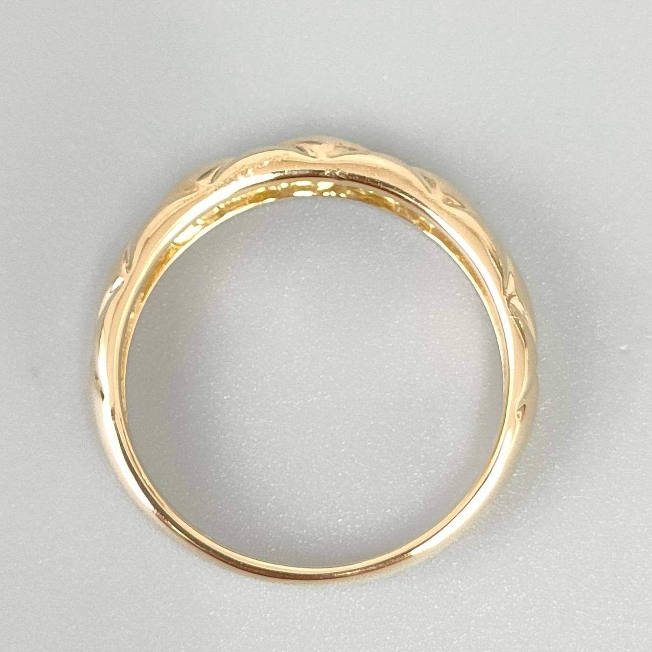 18金 K18 男女兼用 デザインリング 3.22g 13号 D397 - メルカリ