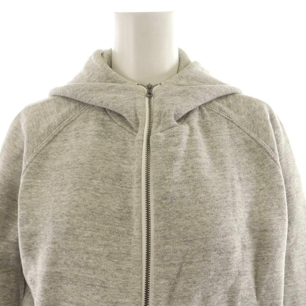 カーリー CURLY パーカー ジップアップ 裏起毛 コットン 2 グレー