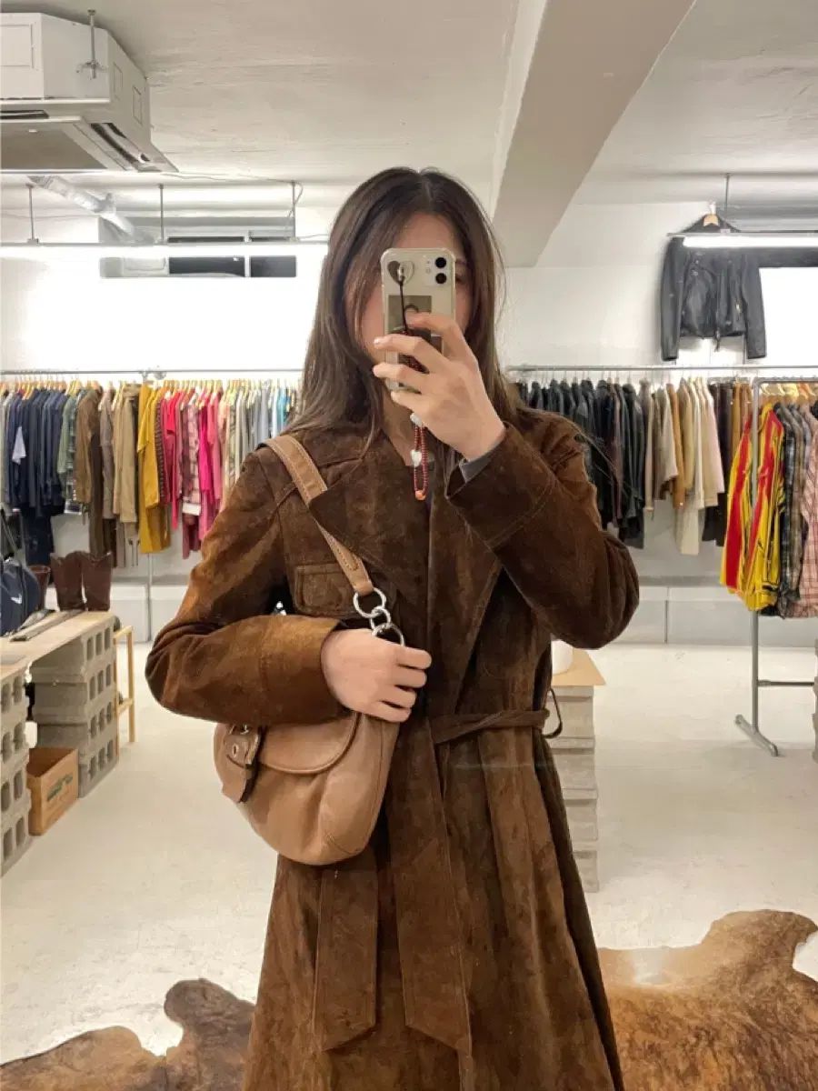 60-70年代 Godchauxs スエードローブコート