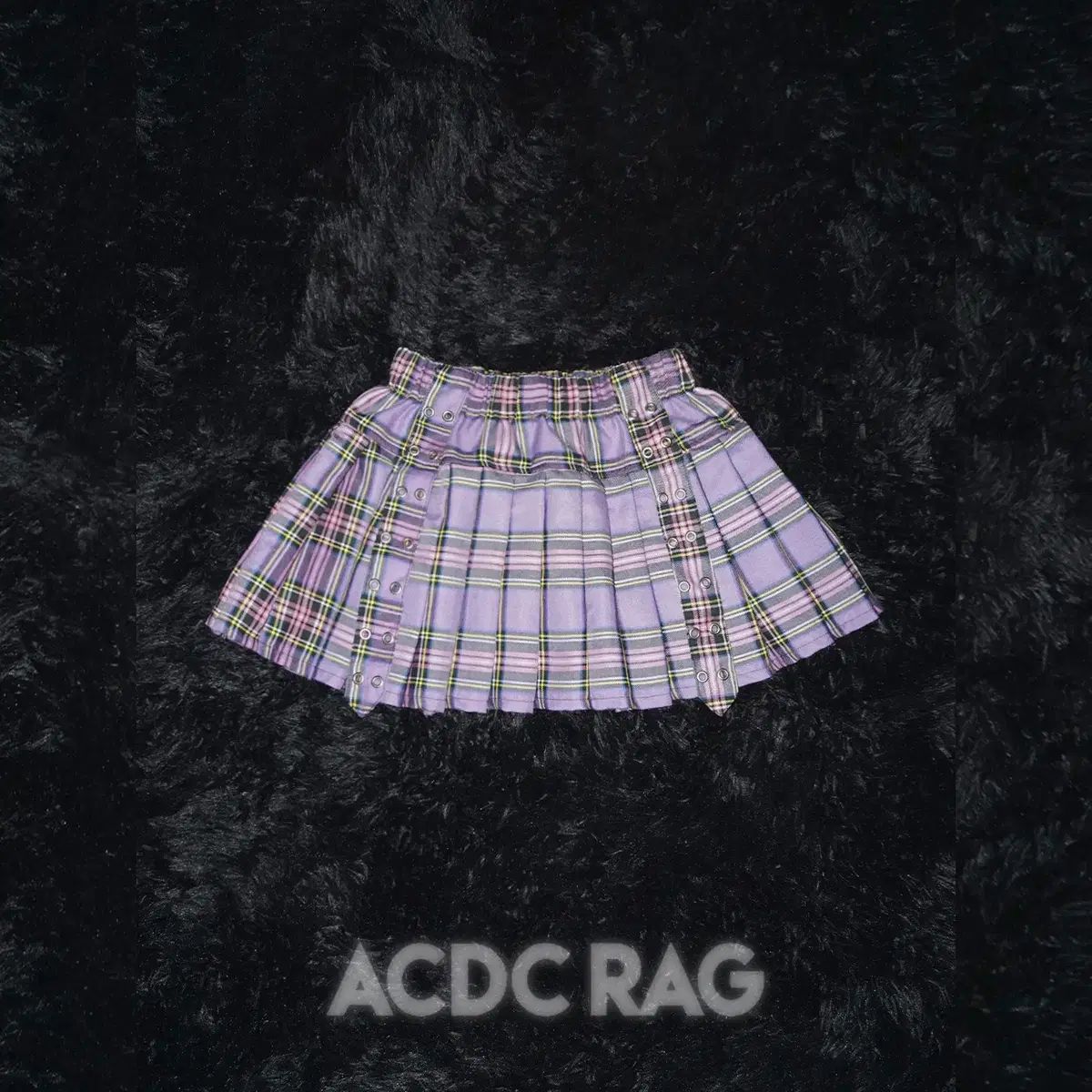 ACDC RAG パンク アイレット スカート