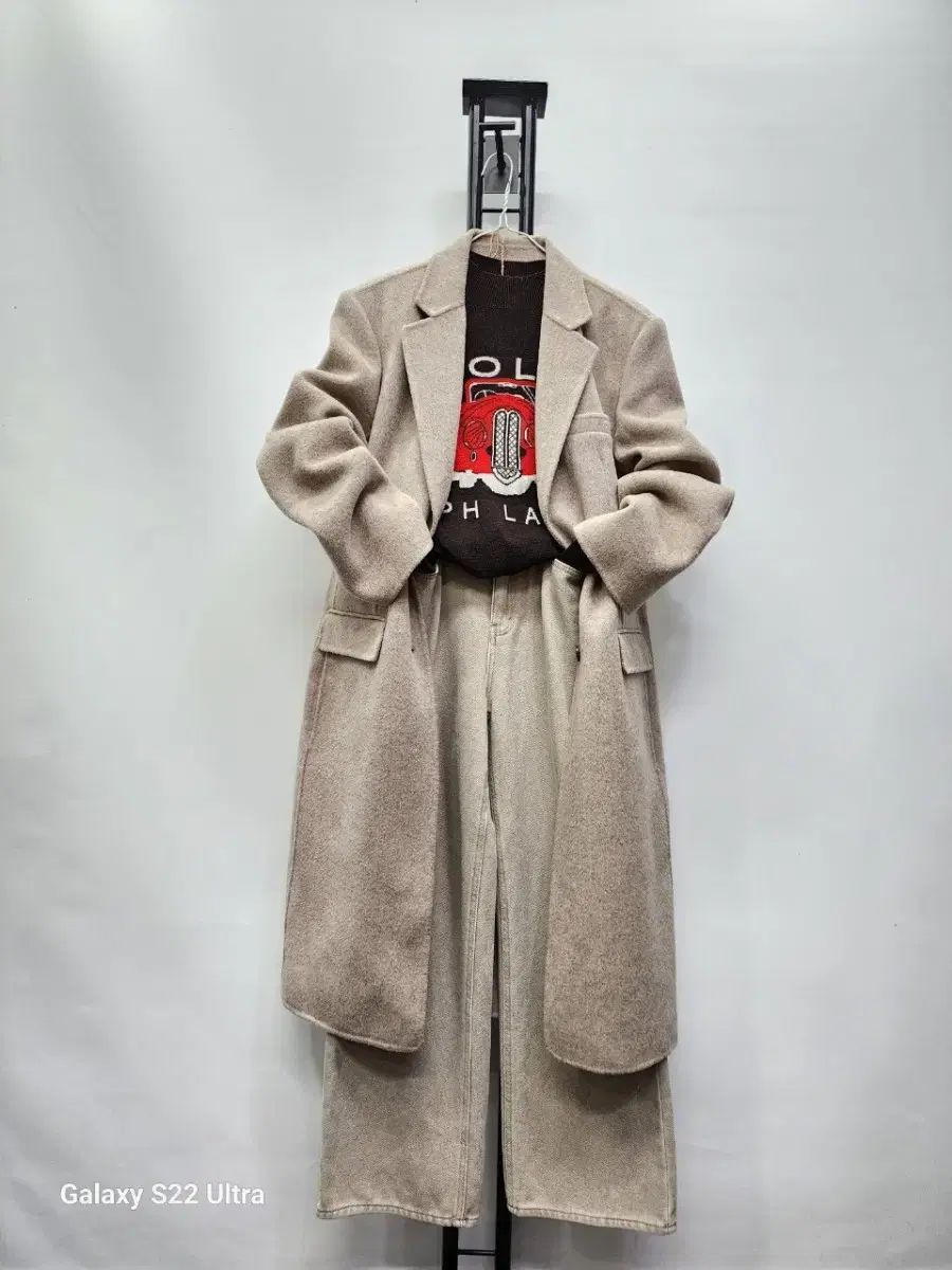 BLOSSOM ウールカシミア ロングコート 77