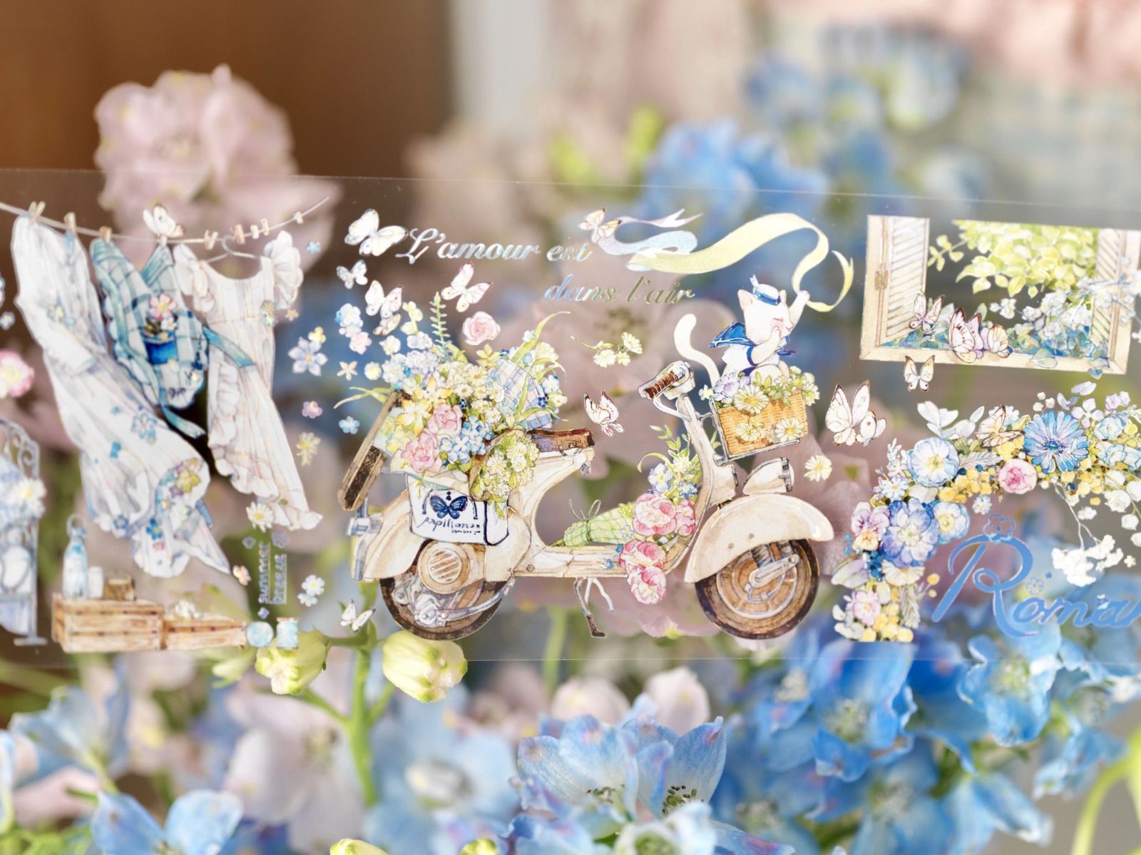 2510140 蝶栖 旅店 本初 海外マスキングテープ巻き売り 人物マスキング