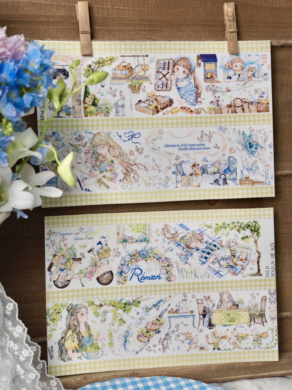 2510140 蝶栖 旅店 本初 海外マスキングテープ巻き売り 人物マスキング