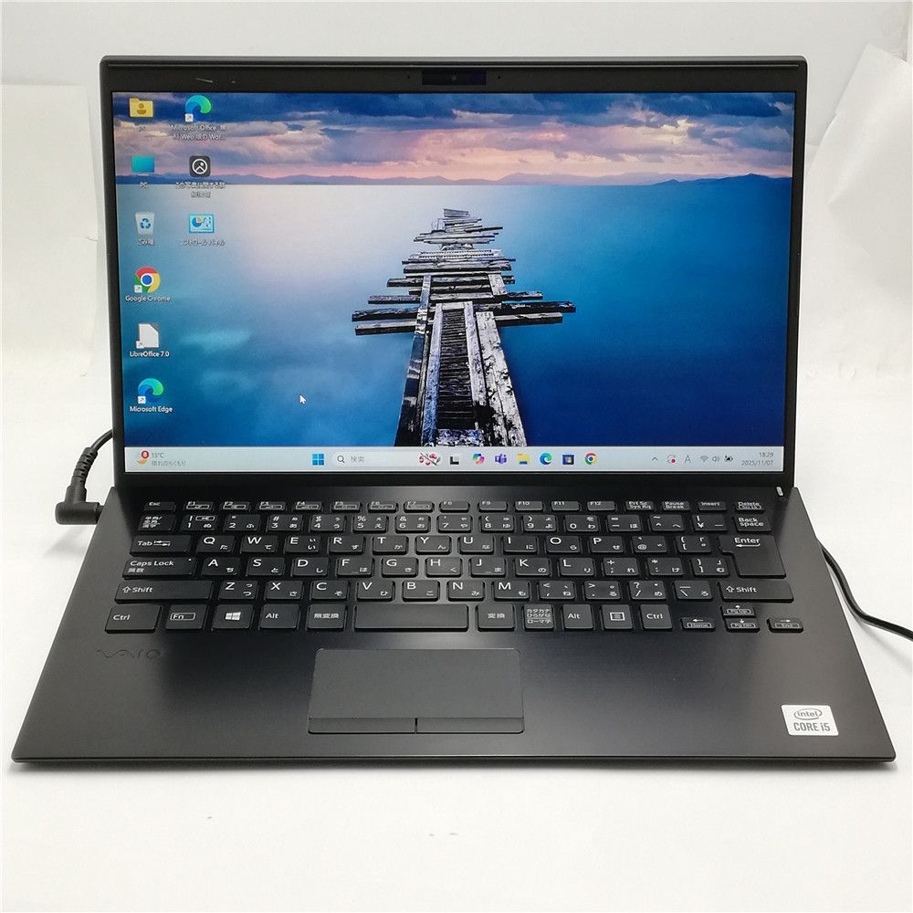 Wi-Fi有 ソニー ノートパソコン VJPK13C11N 第10世代 Core i5 1035G1 8GB 高速SSD 無線LAN Windows11 Office済 即使用