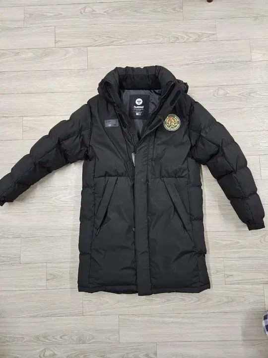 Hummel ダウンジャケット ロング丈 XL 100 黒