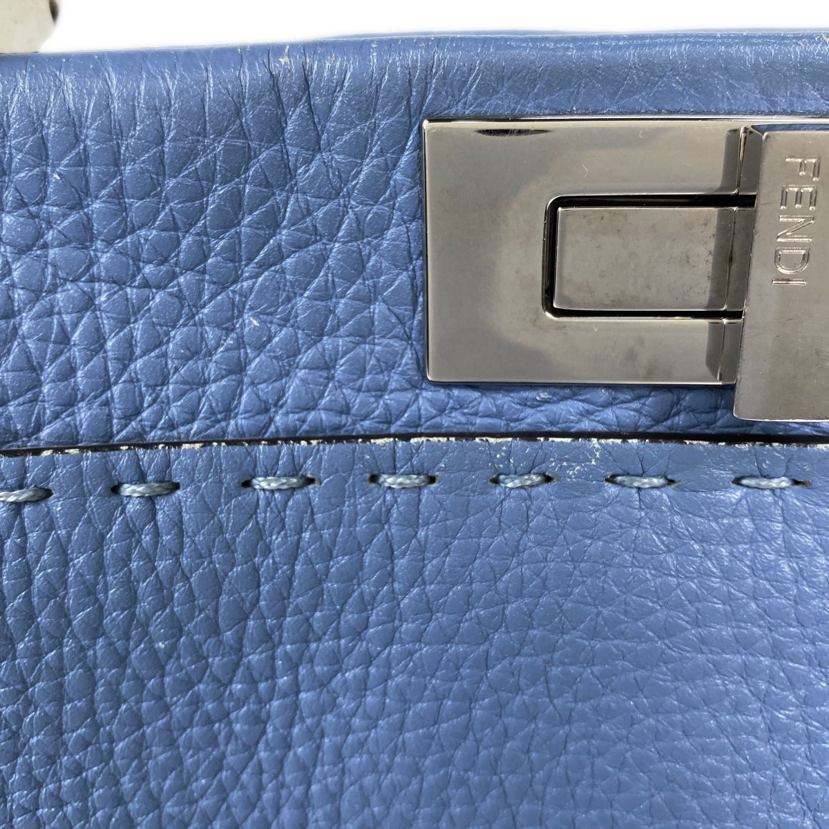 美品☆　フェンディ　ピーカブー　セレリア　水色　2way　8BN290 美品☆ フェンディ ピーカブー セレリア 水色 2way 8BN290 - メルカリ