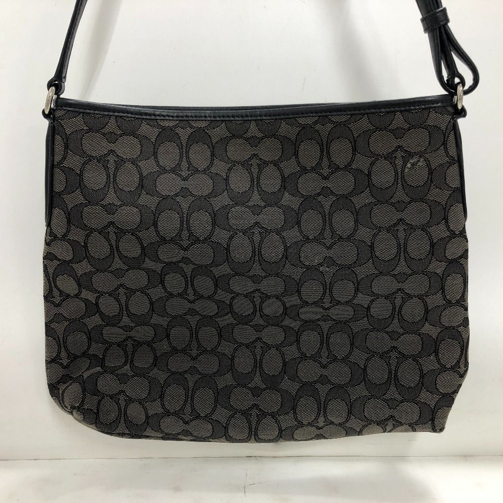 02w20582 コーチ COACH シグネチャー ショルダーバッグ ブラック