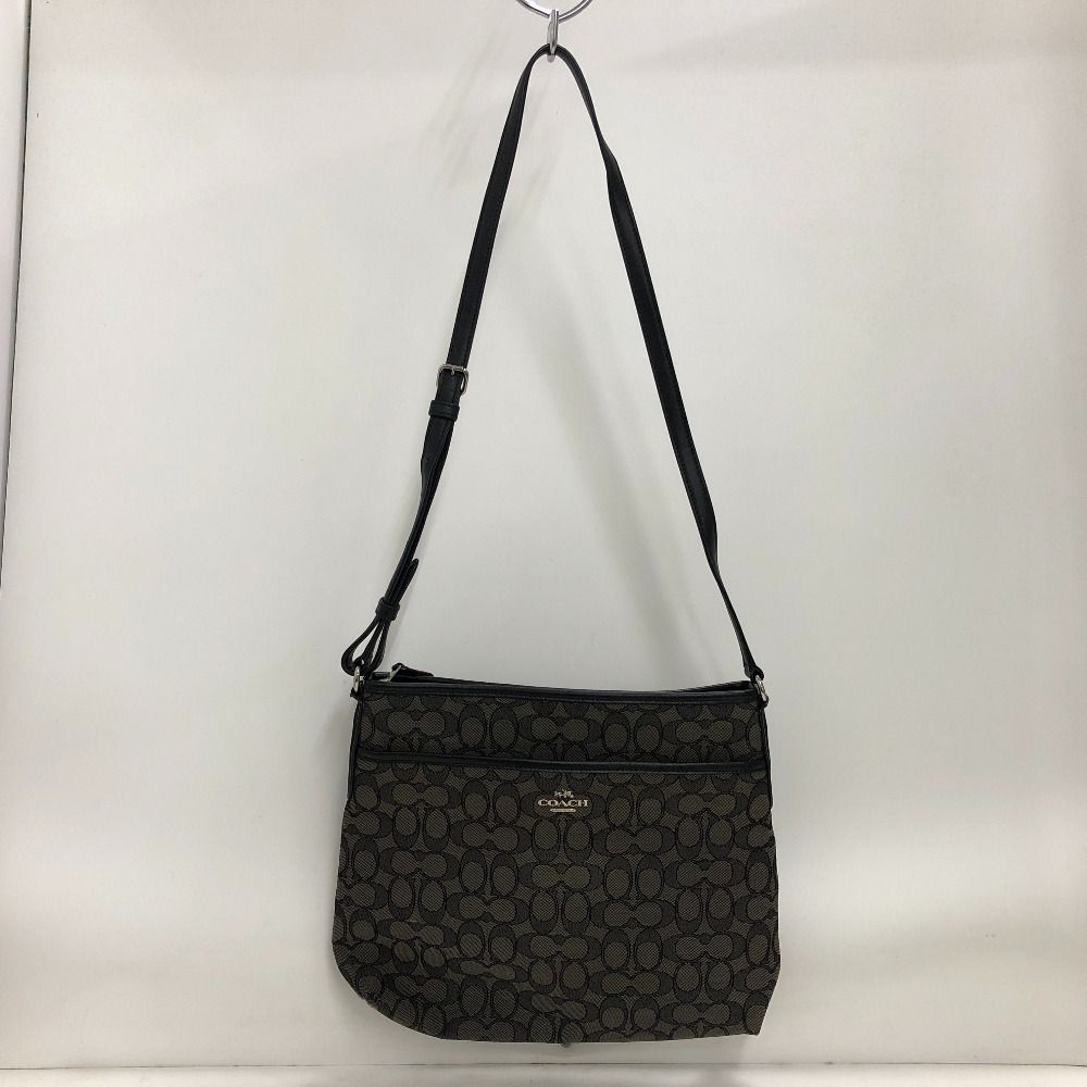 02w20582 コーチ COACH シグネチャー ショルダーバッグ ブラック