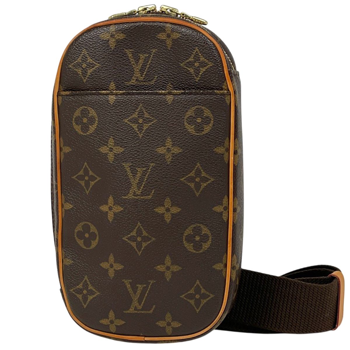 ルイ ヴィトン Louis Vuitton ポシェット ガンジュ ショルダーバッグ 肩掛け ボディバッグ モノグラム ブラウン M51870 メンズ